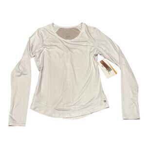 NWT* Gottex White Womens Large long sleeve Moisture Wicking Quick Dry shirt